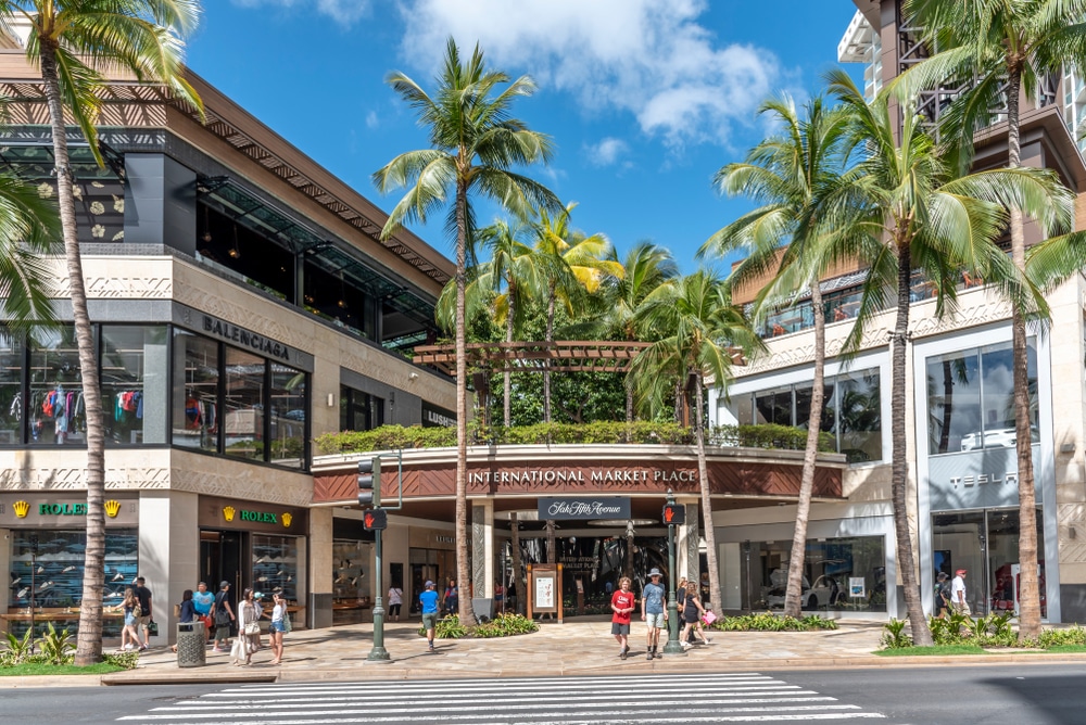 Honolulu,,Hawaii,-,March,31,,2019:,Exterior,Of,The,International