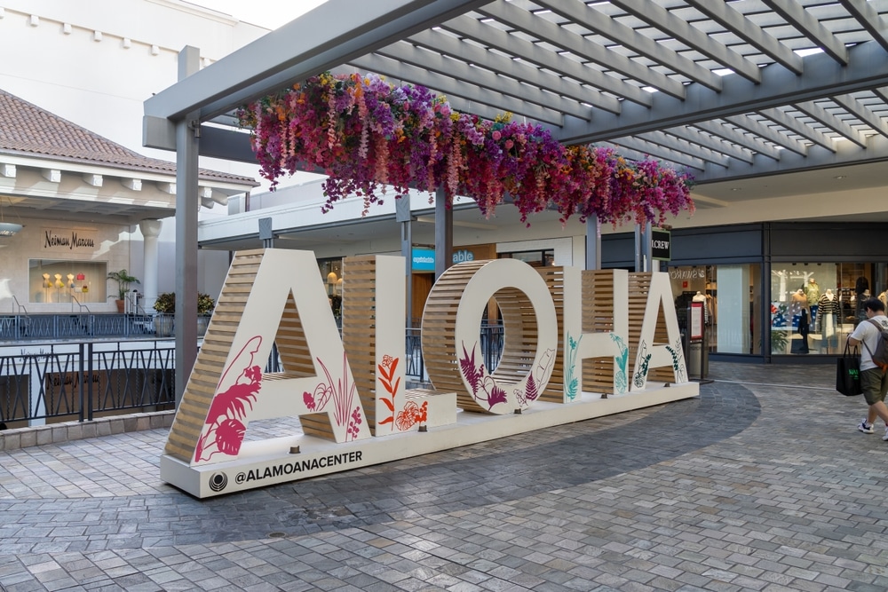 Honolulu,,Hi,,Usa,-,January,14,,2024:,Aloha,Sign,At