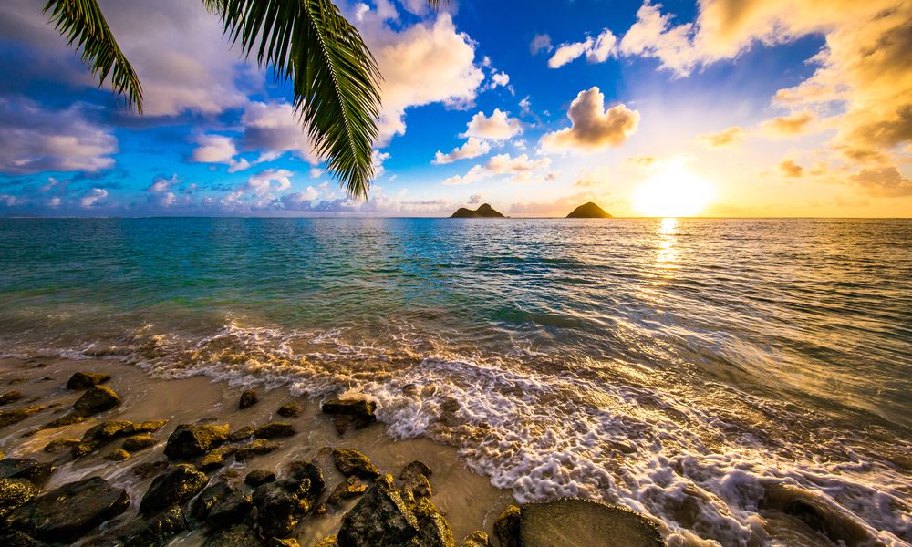 Beautiful,Lanikai,,Kailua,Sunrise,In,Hawaii